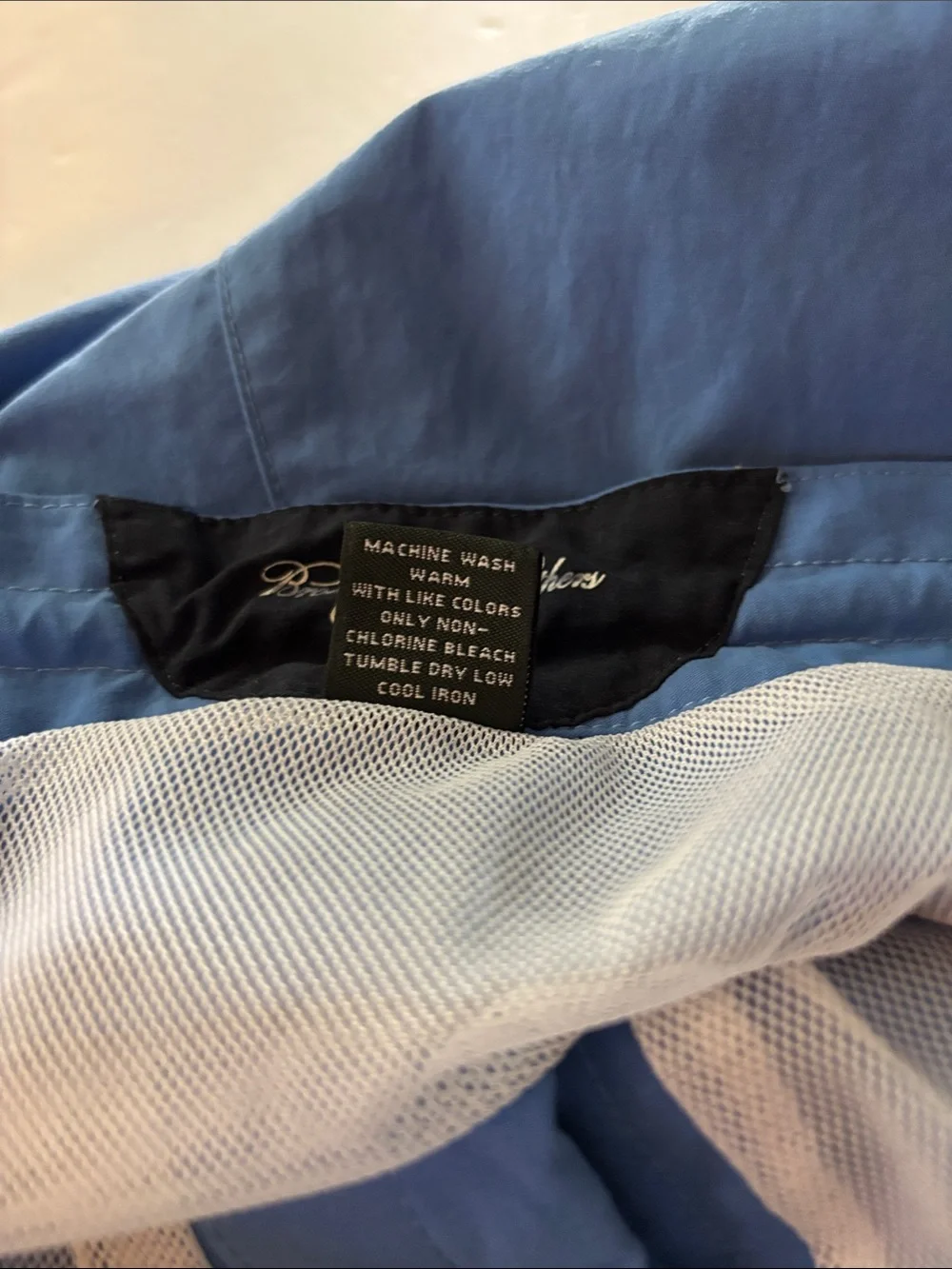 Brooks Brothers Blue Men's Swim Trunks size 38